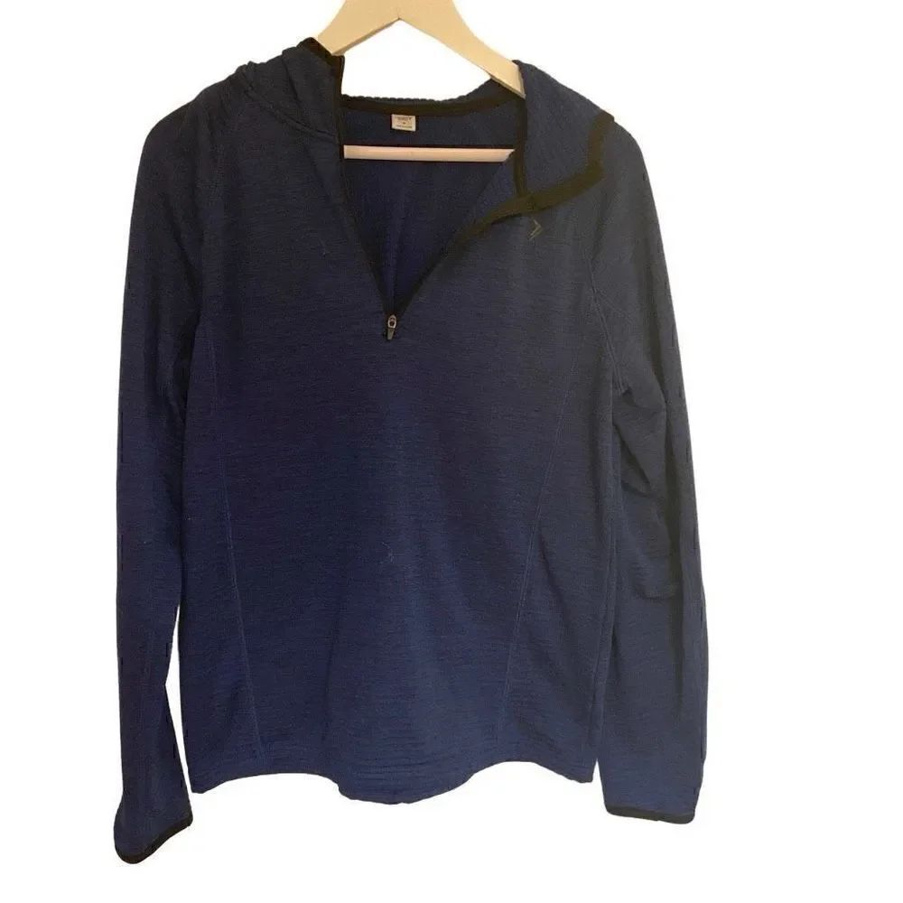 Old Navy medium active 3/4 zip hoodie blue women’s